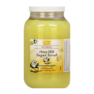 Be Beauty Spa Collection,  Honey Organic Sugar Scrub, CSC2116G1, Coconut n Pineapple, 1Gallon 